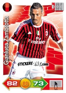 Sticker Gianluca Zambrotta - Calciatori 2011-2012. Adrenalyn XL n. 224 - Panini