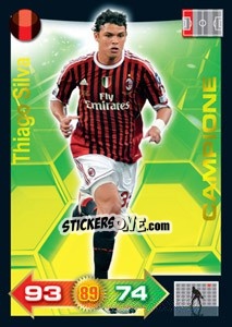 Sticker Thiago Silva - Calciatori 2011-2012. Adrenalyn XL n. 237 - Panini