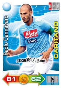 Sticker Paolo Cannavaro (Capitano) - Calciatori 2011-2012. Adrenalyn XL - Panini