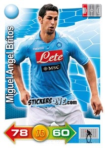 Sticker Miguel Angel Britos - Calciatori 2011-2012. Adrenalyn XL - Panini
