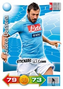 Cromo Andrea Dossena - Calciatori 2011-2012. Adrenalyn XL n. 245 - Panini