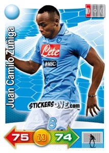 Sticker Juan Camilo Zuñiga - Calciatori 2011-2012. Adrenalyn XL n. 246 - Panini