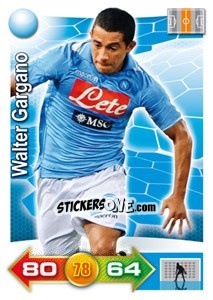 Cromo Walter Gargano - Calciatori 2011-2012. Adrenalyn XL - Panini