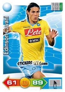 Sticker Edinson Cavani - Calciatori 2011-2012. Adrenalyn XL n. 254 - Panini