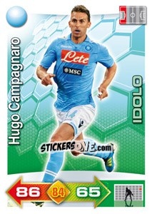 Sticker Hugo Campagnaro - Calciatori 2011-2012. Adrenalyn XL n. 256 - Panini