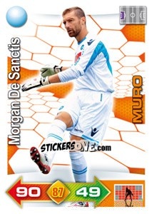 Sticker Morgan De Sanctis - Calciatori 2011-2012. Adrenalyn XL n. 258 - Panini