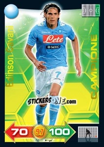 Sticker Edinson Cavani - Calciatori 2011-2012. Adrenalyn XL n. 260 - Panini