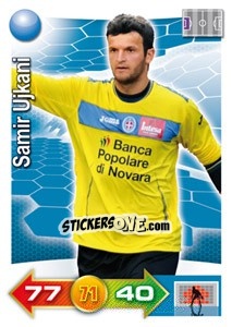 Sticker Samir Ujkani - Calciatori 2011-2012. Adrenalyn XL n. 261 - Panini