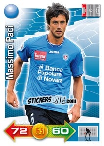 Sticker Massimo Paci - Calciatori 2011-2012. Adrenalyn XL n. 262 - Panini