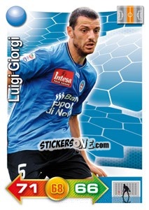 Cromo Luigi Giorgi - Calciatori 2011-2012. Adrenalyn XL - Panini