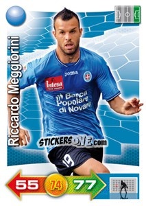 Sticker Riccardo Meggiorini - Calciatori 2011-2012. Adrenalyn XL n. 272 - Panini