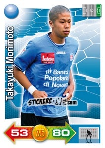 Sticker Takayuki Morimoto - Calciatori 2011-2012. Adrenalyn XL - Panini