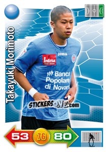 Cromo Takayuki Morimoto - Calciatori 2011-2012. Adrenalyn XL n. 275 - Panini