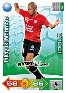 Cromo Takayuki Morimoto - Calciatori 2011-2012. Adrenalyn XL n. 276 - Panini