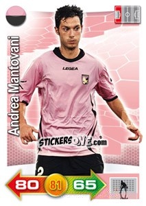 Cromo Andrea Mantovani - Calciatori 2011-2012. Adrenalyn XL n. 279 - Panini