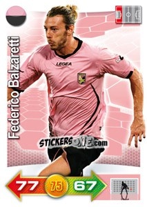 Sticker Federico Balzaretti - Calciatori 2011-2012. Adrenalyn XL n. 280 - Panini