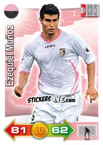 Figurina Ezequiel Muñoz - Calciatori 2011-2012. Adrenalyn XL - Panini