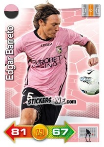 Figurina Edgar Barreto - Calciatori 2011-2012. Adrenalyn XL - Panini