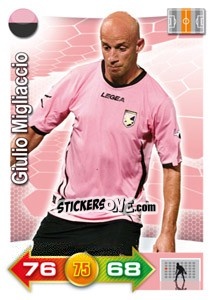 Sticker Giulio Migliaccio - Calciatori 2011-2012. Adrenalyn XL n. 286 - Panini