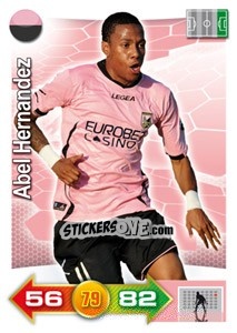 Sticker Abel Hernandez - Calciatori 2011-2012. Adrenalyn XL n. 290 - Panini