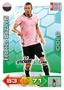 Sticker Federico Balzaretti - Calciatori 2011-2012. Adrenalyn XL n. 293 - Panini