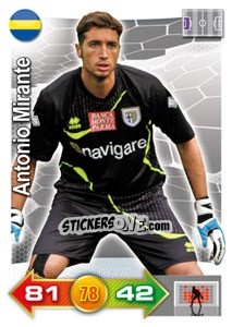 Sticker Antonio Mirante - Calciatori 2011-2012. Adrenalyn XL n. 296 - Panini