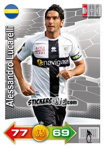 Sticker Alessandro Lucarelli - Calciatori 2011-2012. Adrenalyn XL n. 298 - Panini