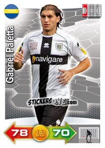 Sticker Gabriel Paletta - Calciatori 2011-2012. Adrenalyn XL n. 300 - Panini