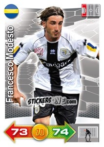 Figurina Francesco Modesto - Calciatori 2011-2012. Adrenalyn XL - Panini