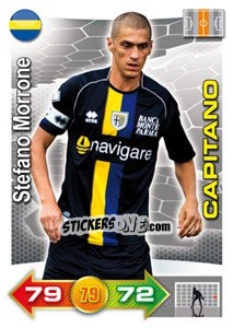 Sticker Stefano Morrone (Capitano) - Calciatori 2011-2012. Adrenalyn XL n. 304 - Panini