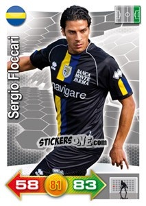 Sticker Sergio Floccari - Calciatori 2011-2012. Adrenalyn XL n. 306 - Panini