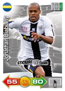 Sticker Jonathan Biabiany - Calciatori 2011-2012. Adrenalyn XL n. 307 - Panini