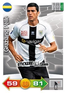 Sticker Graziano Pellè - Calciatori 2011-2012. Adrenalyn XL n. 308 - Panini