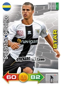 Sticker Sebastian Giovinco - Calciatori 2011-2012. Adrenalyn XL n. 309 - Panini