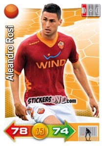 Sticker Aleandro Rosi - Calciatori 2011-2012. Adrenalyn XL n. 314 - Panini