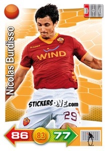 Sticker Nicolas Burdisso - Calciatori 2011-2012. Adrenalyn XL n. 315 - Panini