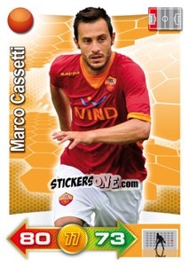 Sticker Marco Cassetti - Calciatori 2011-2012. Adrenalyn XL n. 318 - Panini