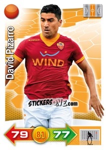 Cromo David Pizarro - Calciatori 2011-2012. Adrenalyn XL - Panini