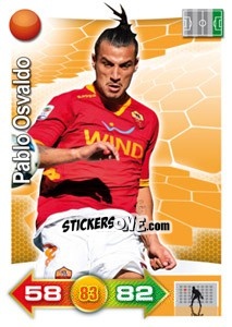 Cromo Pablo Osvaldo - Calciatori 2011-2012. Adrenalyn XL - Panini