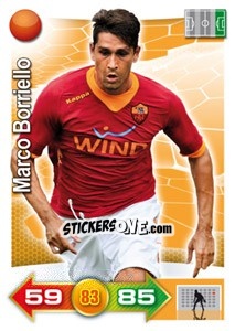 Sticker Marco Borriello - Calciatori 2011-2012. Adrenalyn XL n. 326 - Panini