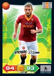 Sticker Daniele De Rossi - Calciatori 2011-2012. Adrenalyn XL n. 331 - Panini