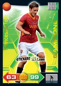 Sticker Francesco Totti - Calciatori 2011-2012. Adrenalyn XL n. 332 - Panini