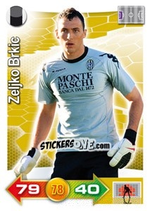 Figurina Zeljko Brkic - Calciatori 2011-2012. Adrenalyn XL - Panini