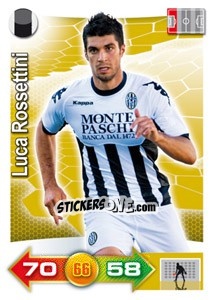 Sticker Luca Rossettini - Calciatori 2011-2012. Adrenalyn XL n. 334 - Panini