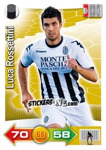 Figurina Luca Rossettini - Calciatori 2011-2012. Adrenalyn XL - Panini