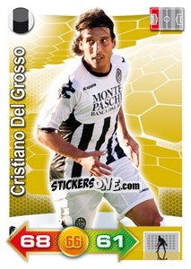 Cromo Cristiano Del Grosso - Calciatori 2011-2012. Adrenalyn XL n. 338 - Panini