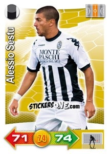 Cromo Alessio Sestu - Calciatori 2011-2012. Adrenalyn XL - Panini