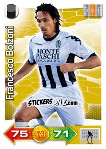 Sticker Francesco Bolzoni - Calciatori 2011-2012. Adrenalyn XL - Panini