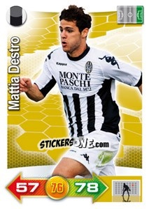 Sticker Mattia Destro - Calciatori 2011-2012. Adrenalyn XL n. 346 - Panini