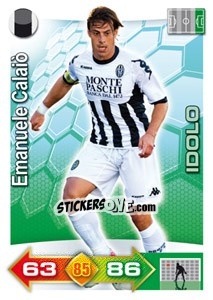 Sticker Emanuele Calaiò - Calciatori 2011-2012. Adrenalyn XL n. 348 - Panini